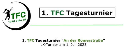 1. TFC Tagesturnier 'An der Römerstraße'