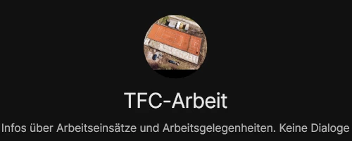 Messenger-Gruppe 'TFC-Arbeit'