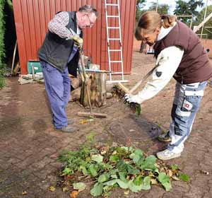 Arbeitseinsatz Umfeld