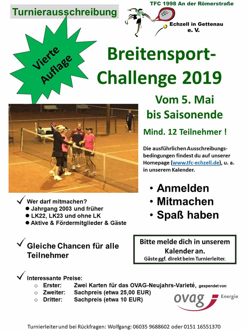 Breitensport-Challenge 2019