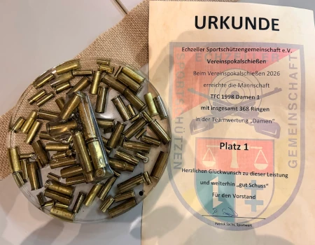 Vereinspokalschießen 2026