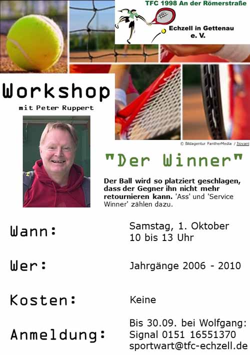 Workshop 'Der Winner'