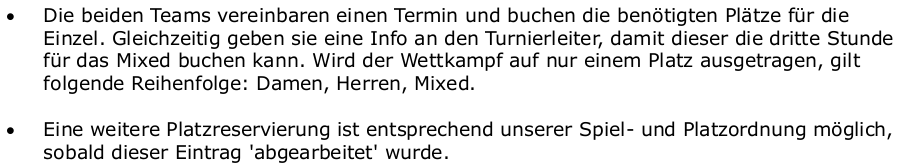 Auszug Ausschreibung