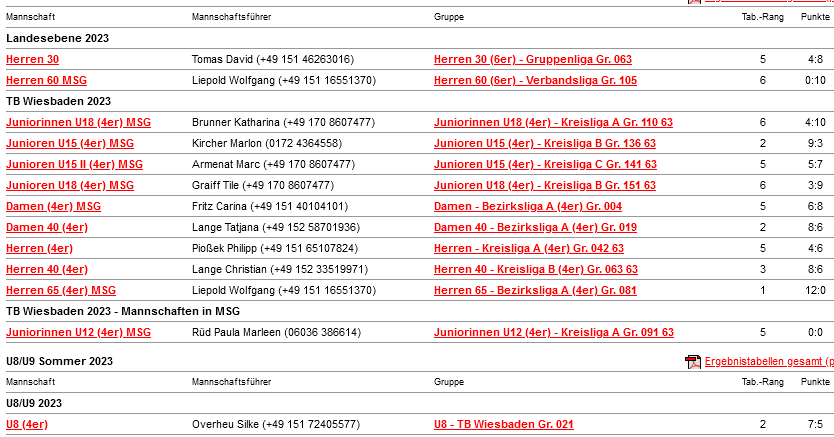 Teamtennis 2023 Fazit