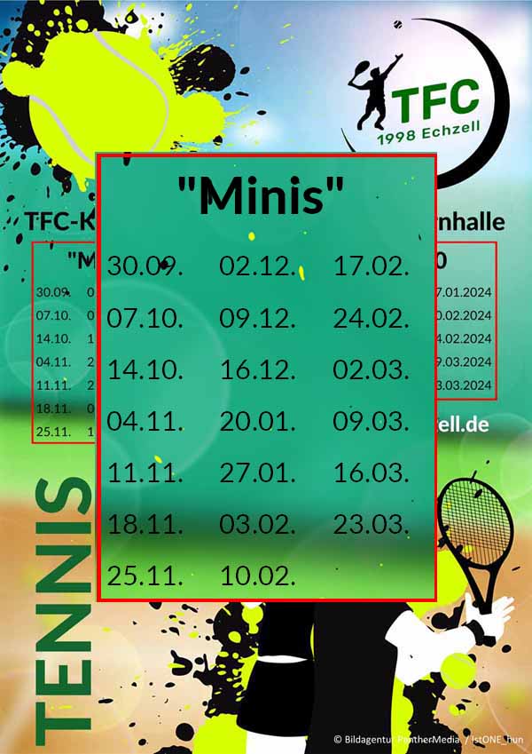 Tennis-Kids 'Minis' 2023/2024