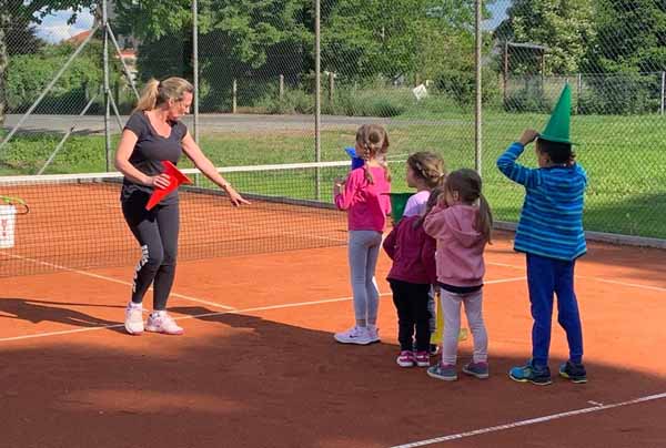 Die Jüngsten beim Training