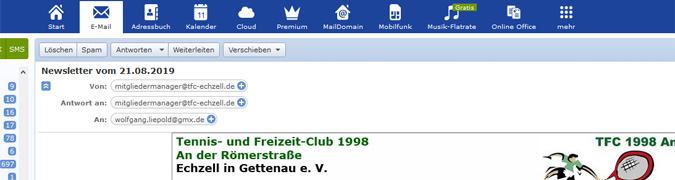 TFC 1998 Echzell e. V. ... Kontaktformular